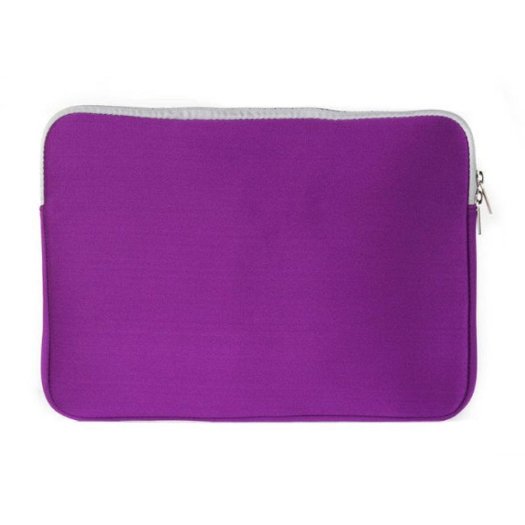 Double Pocket Zip Handbag Laptop Bag for Macbook Air 13 inch(Purple) - Protective Bags by PMC Jewellery | Online Shopping South Africa | PMC Jewellery | Buy Now Pay Later Mobicred