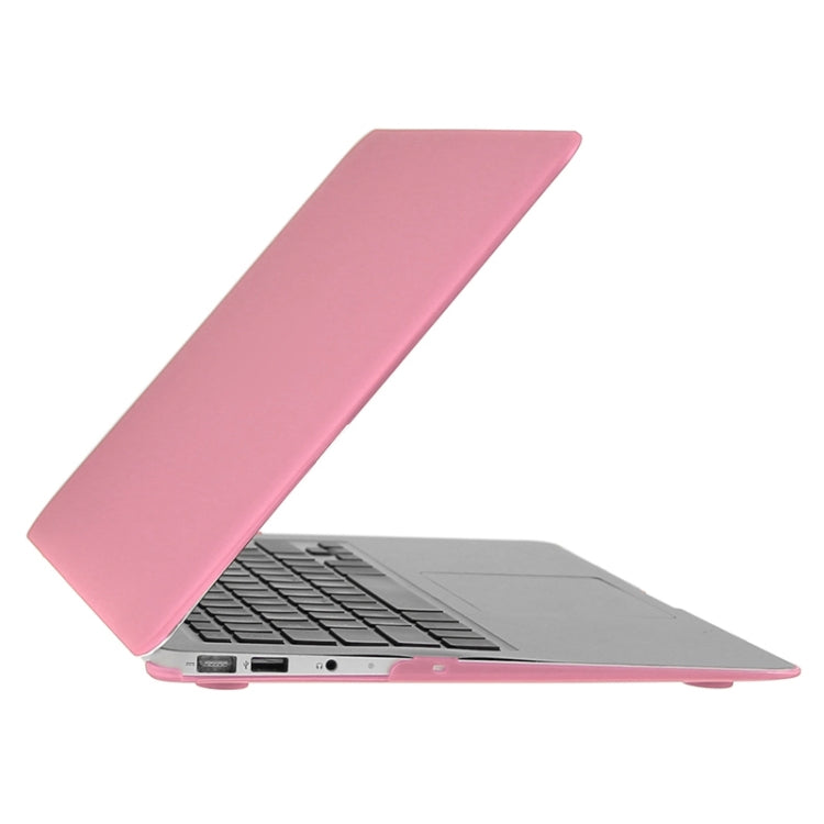 ENKAY for Macbook Air 11.6 inch (US Version) / A1370 / A1465 Hat-Prince 3 in 1 Frosted Hard Shell Plastic Protective Case with Keyboard Guard & Port Dust Plug(Pink) - MacBook Air Cases by ENKAY | Online Shopping South Africa | PMC Jewellery | Buy Now Pay Later Mobicred