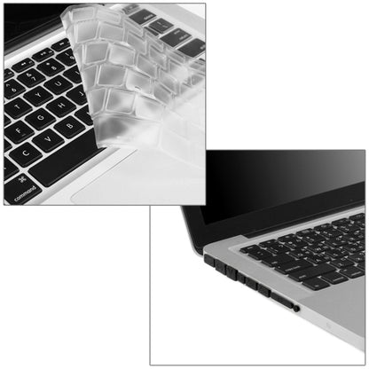 ENKAY for Macbook Pro 13.3 inch (US Version) / A1278 Hat-Prince 3 in 1 Crystal Hard Shell Plastic Protective Case with Keyboard Guard & Port Dust Plug(White) - MacBook Pro Cases by ENKAY | Online Shopping South Africa | PMC Jewellery | Buy Now Pay Later Mobicred