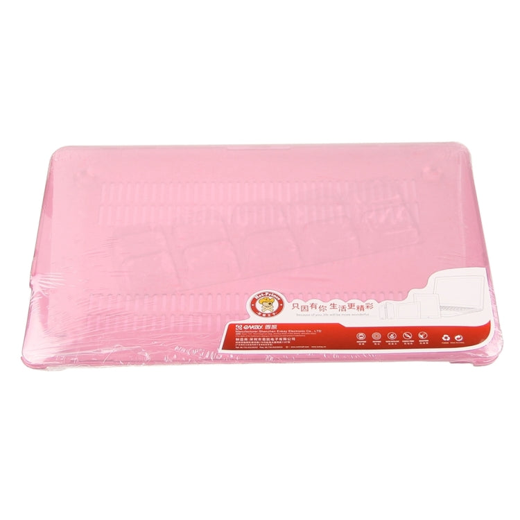 ENKAY for Macbook Pro Retina 13.3 inch (US Version) / A1425 / A1502 Hat-Prince 3 in 1 Crystal Hard Shell Plastic Protective Case with Keyboard Guard & Port Dust Plug(Pink) - free shipping - PMC Jewellery - Order now!