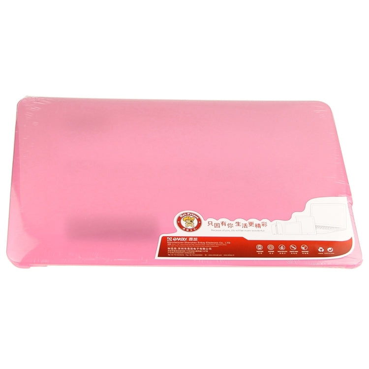 ENKAY for Macbook Pro 15.4 inch (US Version) / A1286 Hat-Prince 3 in 1 Frosted Hard Shell Plastic Protective Case with Keyboard Guard & Port Dust Plug(Pink) - MacBook Pro Cases by ENKAY | Online Shopping South Africa | PMC Jewellery | Buy Now Pay Later Mobicred