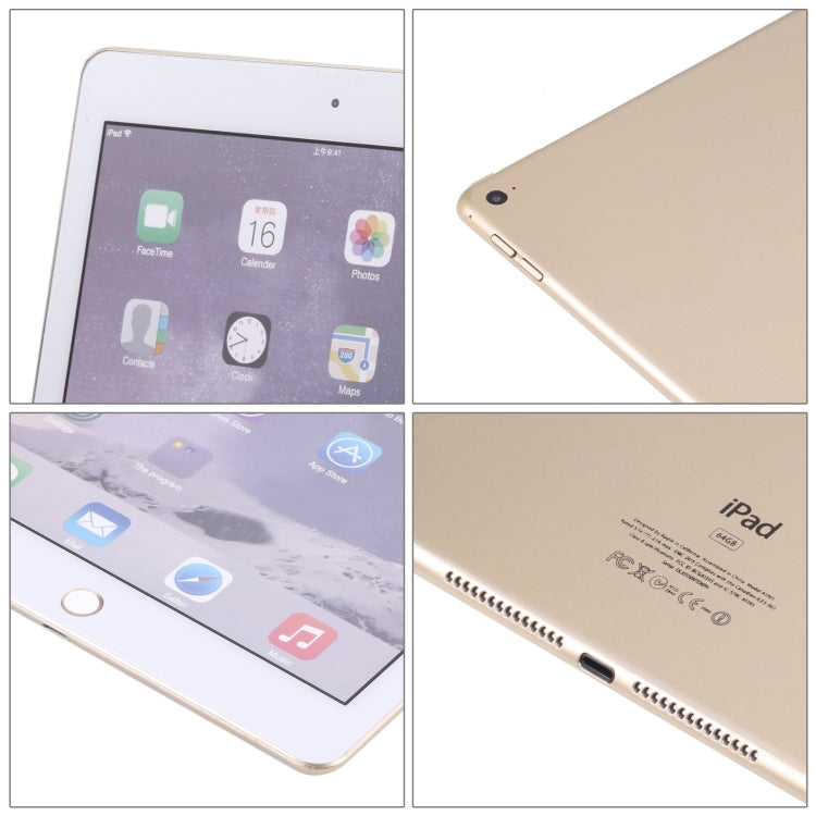 For iPad Air 2 High Quality Color Screen Non-Working Fake Dummy Display Model (Gold) - For iPhone & iPad by PMC Jewellery | Online Shopping South Africa | PMC Jewellery | Buy Now Pay Later Mobicred