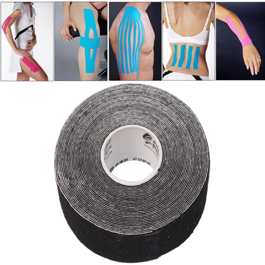 Waterproof Kinesiology Tape Sports Muscles Care Therapeutic Bandage, Size: 5m(L) x 5cm(W)(Black) - Physiotherapy Sports Tape by PMC Jewellery | Online Shopping South Africa | PMC Jewellery | Buy Now Pay Later Mobicred