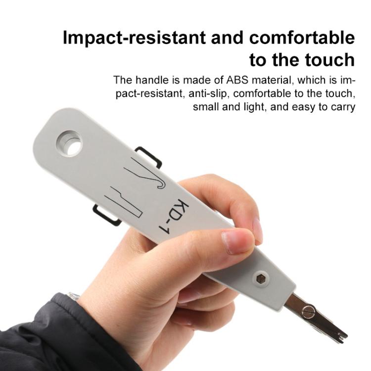 RJ45 / RJ12 / RJ11 Network BT Telephone Socket Multi Punch Insertion Tool(White) - free shipping - PMC TechLife - Order now!