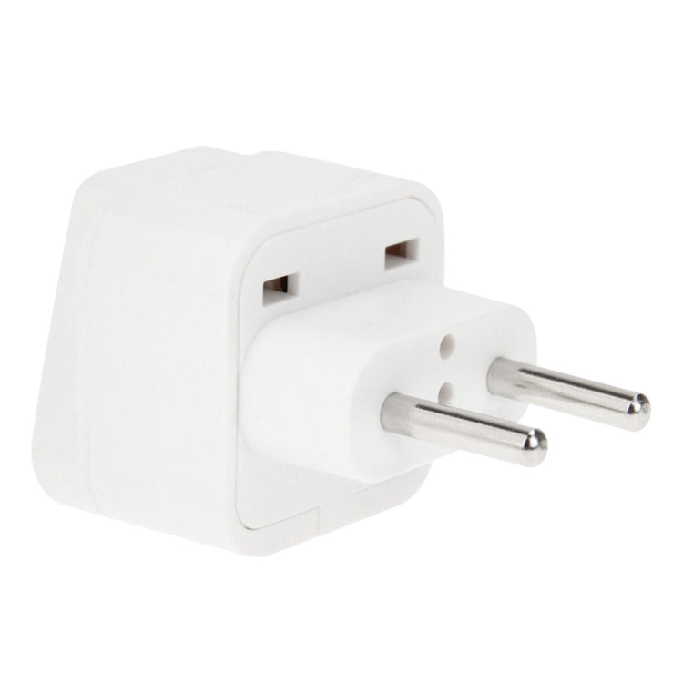 20PCS EU Plug Adapter Power Socket Travel Converter(White) - Plug Adaptor by PMC TechLife | Online Shopping South Africa | PMC TechLife | Buy Now Pay Later Mobicred