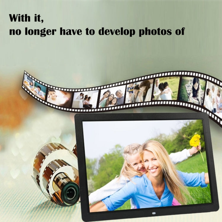 17 inch HD 1080P LED Display Multi-media Digital Photo Frame with Holder & Music & Movie Player, Support USB / SD / MS / MMC Card Input(White) - 15 inch Above by PMC Jewellery | Online Shopping South Africa | PMC Jewellery | Buy Now Pay Later Mobicred