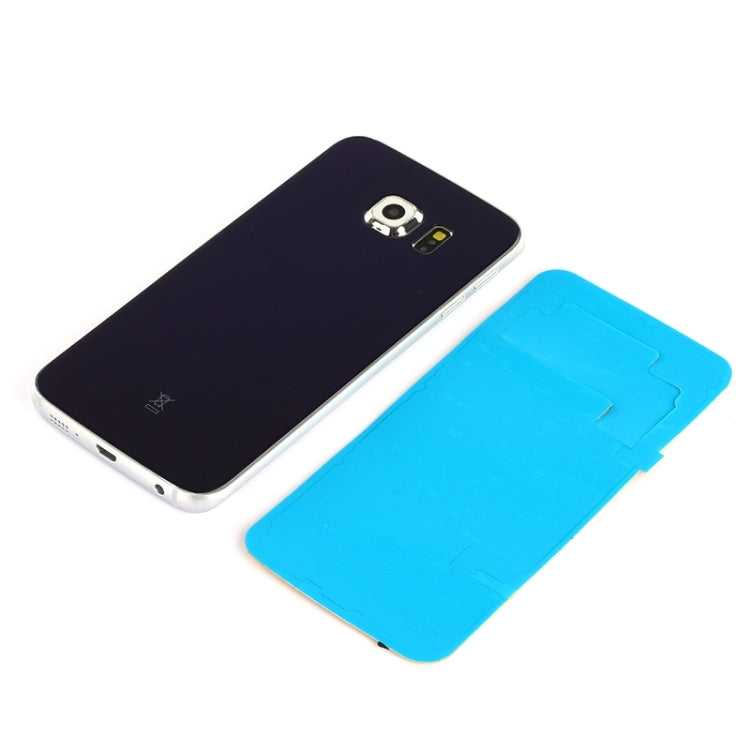 For Galaxy S6 Edge / G925 Original Battery Back Cover (Dark Blue) - Back Cover by PMC Jewellery | Online Shopping South Africa | PMC Jewellery | Buy Now Pay Later Mobicred