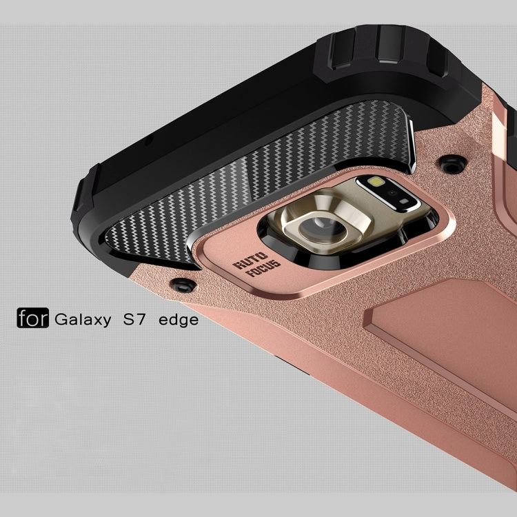 For Galaxy S7 Edge / G935 Tough Armor TPU + PC Combination Case (Rose Gold) - Galaxy Phone Cases by PMC TechLife | Online Shopping South Africa | PMC TechLife