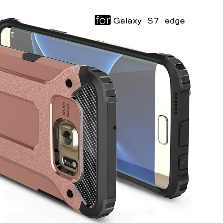For Galaxy S7 Edge / G935 Tough Armor TPU + PC Combination Case (Rose Gold) - Galaxy Phone Cases by PMC TechLife | Online Shopping South Africa | PMC TechLife