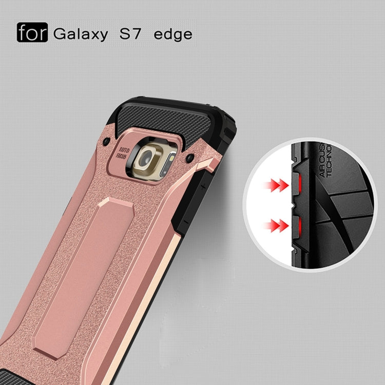 For Galaxy S7 Edge / G935 Tough Armor TPU + PC Combination Case (Rose Gold) - Galaxy Phone Cases by PMC TechLife | Online Shopping South Africa | PMC TechLife