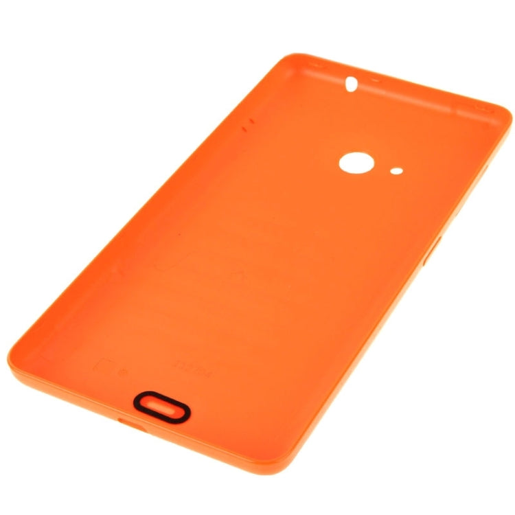 Bright Surface Solid Color Plastic Battery  Back Cover for Microsoft Lumia 535(Orange) - Back Cover by PMc TechLife | Online Shopping South Africa | PMc TechLife | Buy Now Pay Later Mobicred