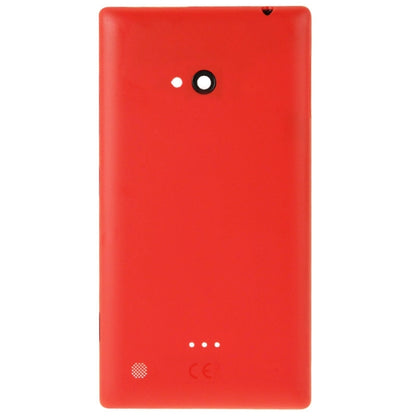 Frosted Surface Plastic Back Housing Cover for Nokia Lumia 720(Red) - Back Cover by PMC Jewellery | Online Shopping South Africa | PMC Jewellery | Buy Now Pay Later Mobicred