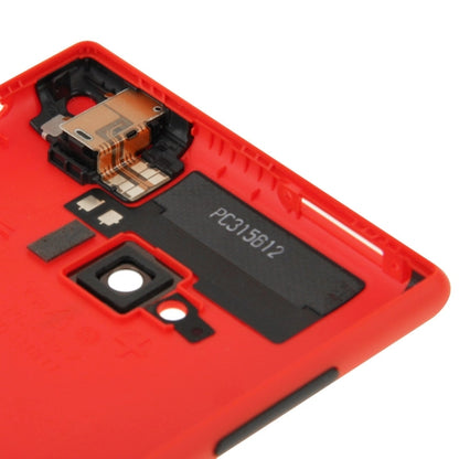 Frosted Surface Plastic Back Housing Cover for Nokia Lumia 720(Red) - Back Cover by PMC Jewellery | Online Shopping South Africa | PMC Jewellery | Buy Now Pay Later Mobicred