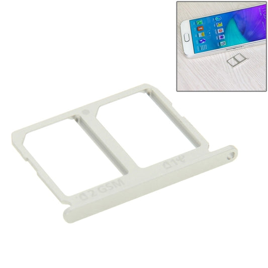 For Galaxy S6 2 SIM Card Tray (Silver) - Galaxy S Series Parts by PMC Jewellery | Online Shopping South Africa | PMC Jewellery | Buy Now Pay Later Mobicred