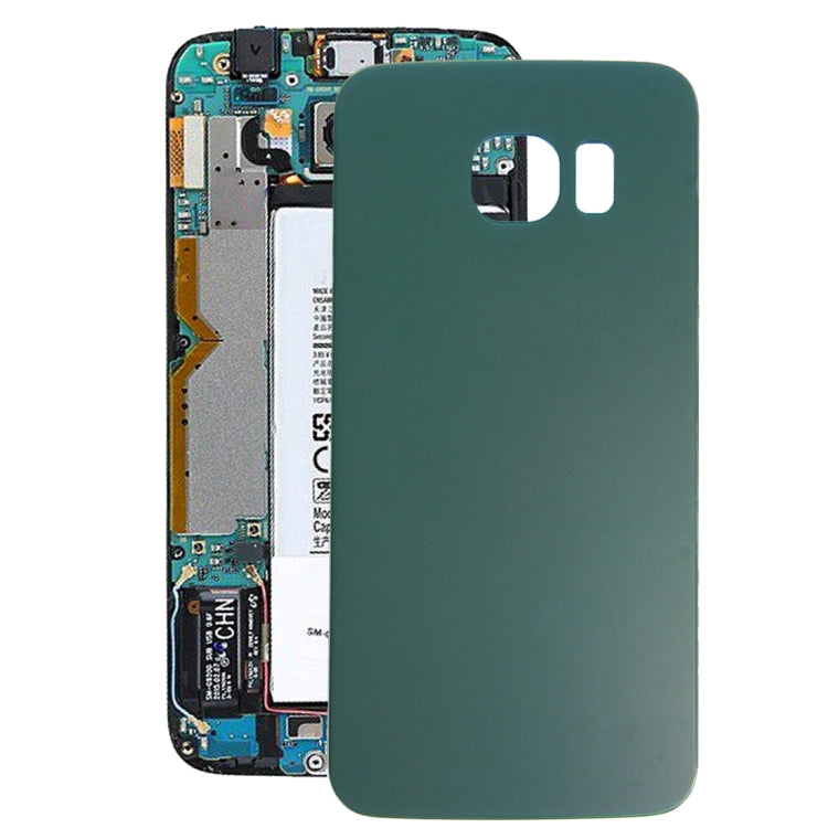 For Galaxy S6 Edge / G925 Battery Back Cover (Green) - Back Cover by PMC Jewellery | Online Shopping South Africa | PMC Jewellery | Buy Now Pay Later Mobicred