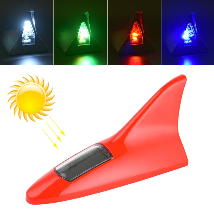 Solar Shark Fin High-positioned Alarm Light(Red) - Warning Lights by PMC TechLife | Online Shopping South Africa | PMC TechLife | Buy Now Pay Later Mobicred