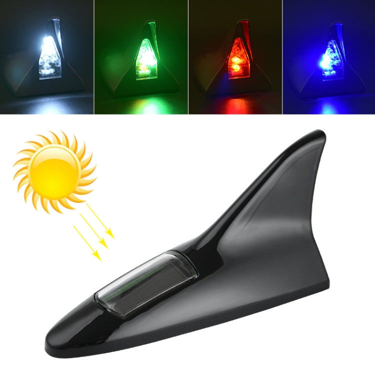 Solar Shark Fin High-positioned Alarm Light(Black) - Warning Lights by PMC TechLife | Online Shopping South Africa | PMC TechLife | Buy Now Pay Later Mobicred