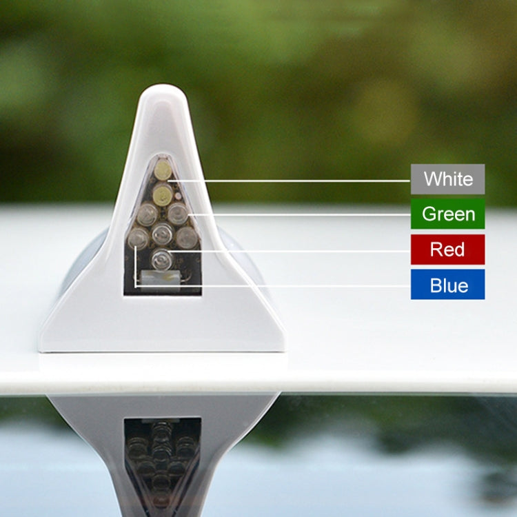 Solar Shark Fin High-positioned Alarm Light(Blue) - Warning Lights by PMC TechLife | Online Shopping South Africa | PMC TechLife | Buy Now Pay Later Mobicred