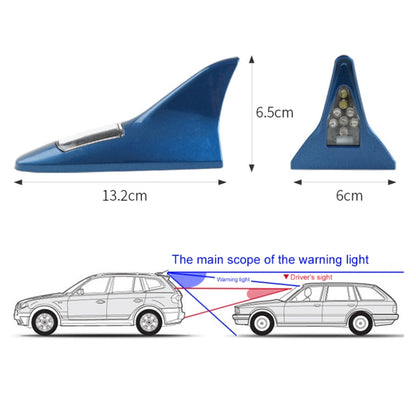 Solar Shark Fin High-positioned Alarm Light(Black) - Warning Lights by PMC Jewellery | Online Shopping South Africa | PMC Jewellery | Buy Now Pay Later Mobicred