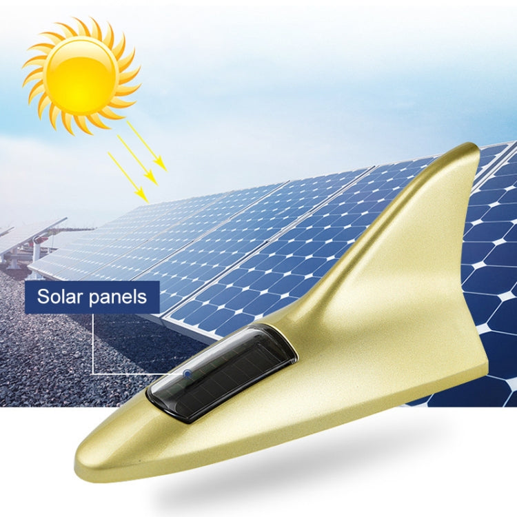 Solar Shark Fin High-positioned Alarm Light(Grey) - Warning Lights by PMC Jewellery | Online Shopping South Africa | PMC Jewellery | Buy Now Pay Later Mobicred