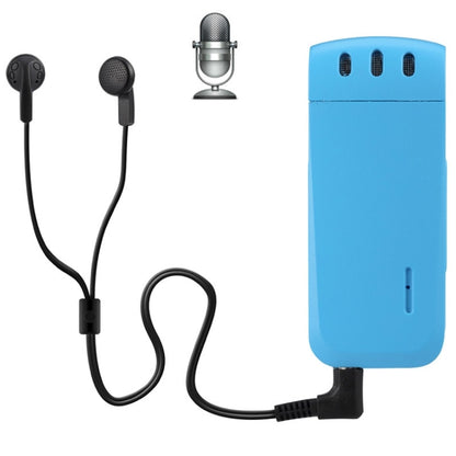 WR-16 Mini Professional 4GB Digital Voice Recorder with Belt Clip, Support WAV Recording Format(Blue) -  by PMC Jewellery | Online Shopping South Africa | PMC Jewellery | Buy Now Pay Later Mobicred