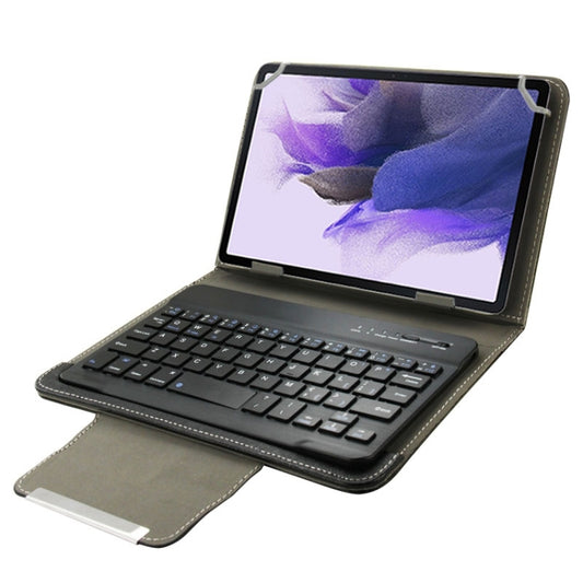 Universal Leather Tablet Case with Separable Bluetooth Keyboard and Holder for 7 inch Tablet PC(Black) - Universal Keyboard by PMC Jewellery | Online Shopping South Africa | PMC Jewellery