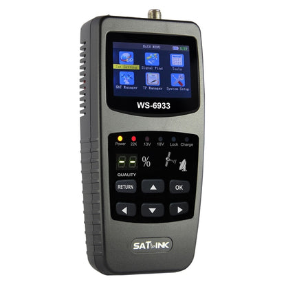 SATLINK WS6933 Portable Digital Satellite Finder Meter, 2.1 inch LCD Colour Screen, DVB-S2/S Signal Pointer(EU Plug) - Satellite Finder by PMC Jewellery | Online Shopping South Africa | PMC Jewellery | Buy Now Pay Later Mobicred