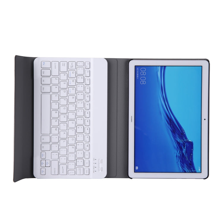 ABS Ultra-thin Split Bluetooth Keyboard Tablet Case for Huawei Honor 5 / T5 10.1 inch, with Bracket Function(Gold) - Huawei Keyboard by PMC Jewellery | Online Shopping South Africa | PMC Jewellery