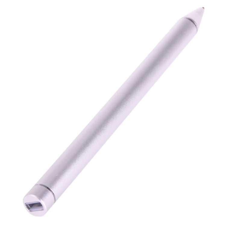 Universal Rechargeable Capacitive Touch Screen Stylus Pen with 2.3mm Superfine Metal Nib, For iPhone, iPad, Samsung, and Other Capacitive Touch Screen Smartphones or Tablet PC(Silver) - free shipping - PMc TechLife - Order now!