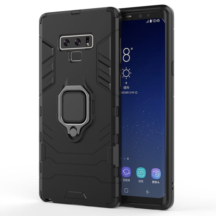 PC + TPU Shockproof Protective Case with Magnetic Ring Holder For Galaxy Note9(Black) - Galaxy Phone Cases by PMC TechLife | Online Shopping South Africa | PMC TechLife