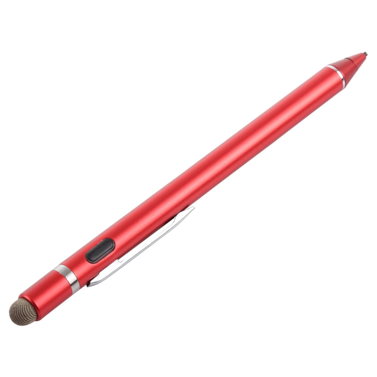 1.5-2.3mm Rechargeable Capacitive Touch Screen Active Stylus Pen(Red) - Stylus Pen by PMC TechLife | Online Shopping South Africa | PMC TechLife | Buy Now Pay Later Mobicred