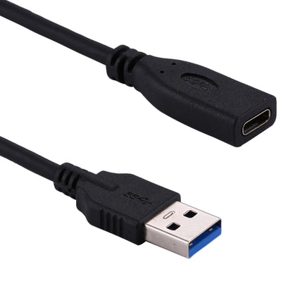 USB 3.0 Male to USB-C / Type-C 3.1 Female Adapter Cable, Cable Length: About 20cm(Black) - USB-C & Type-C Cable by PMC Jewellery | Online Shopping South Africa | PMC Jewellery | Buy Now Pay Later Mobicred