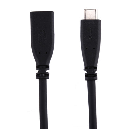 1m USB-C / Type-C 3.1 Male to USB-C / Type-C Female Connector Adapter Cable(Black) - USB-C & Type-C Cable by PMC Jewellery | Online Shopping South Africa | PMC Jewellery | Buy Now Pay Later Mobicred