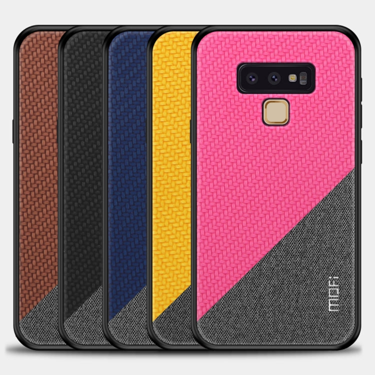 MOFI Honors Series Full Coverage TPU + PC + Cloth Pasted Case for Galaxy Note 9(Rose Red) - Galaxy Phone Cases by MOFI | Online Shopping South Africa | PMC Jewellery