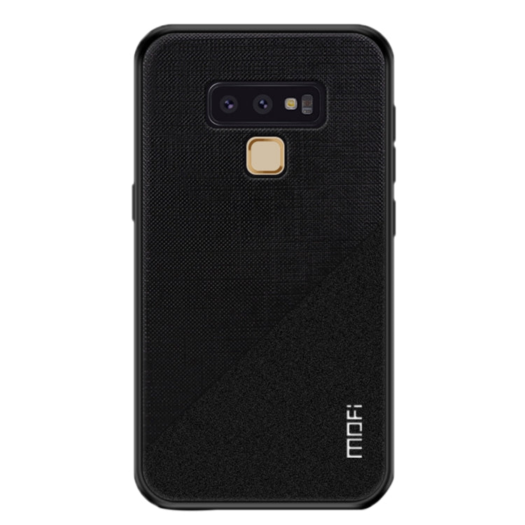 MOFI Shockproof TPU + PC + Cloth Pasted Case for Galaxy Note 9(Black) - Galaxy Phone Cases by MOFI | Online Shopping South Africa | PMC Jewellery