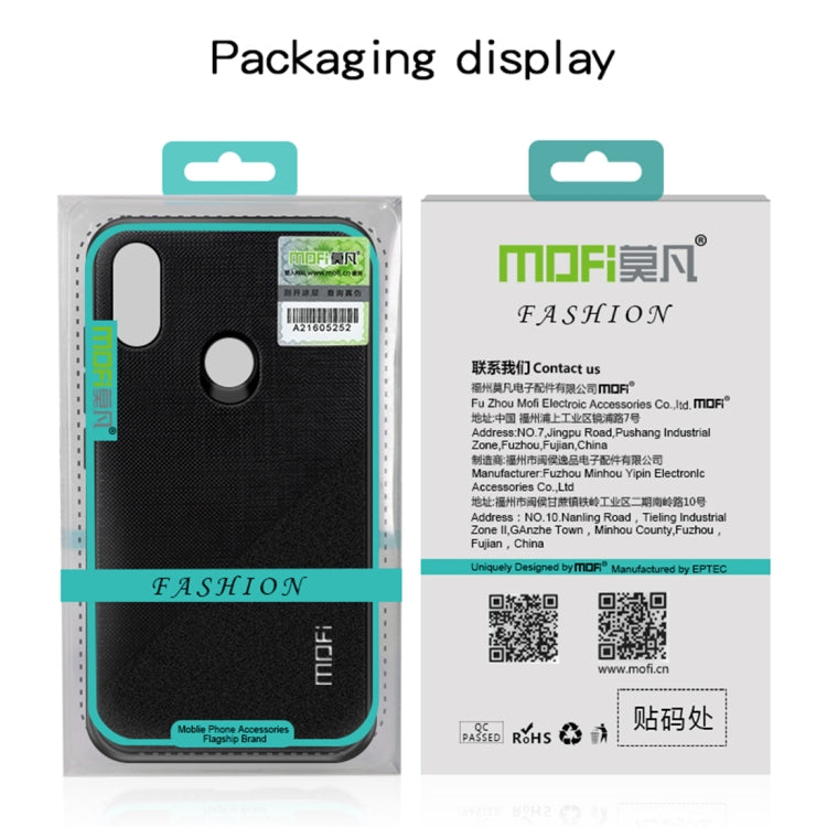 MOFI Shockproof TPU + PC + Cloth Pasted Case for Galaxy Note 9(Blue) - Galaxy Phone Cases by MOFI | Online Shopping South Africa | PMC Jewellery