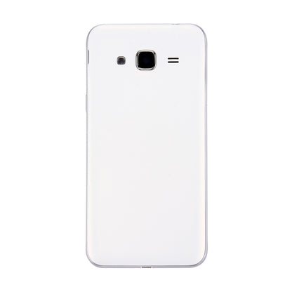 For Galaxy J3 (2016) / J320 (Double card version) Battery Back Cover + Middle Frame Bezel (White) - Back Cover by PMC Jewellery | Online Shopping South Africa | PMC Jewellery | Buy Now Pay Later Mobicred