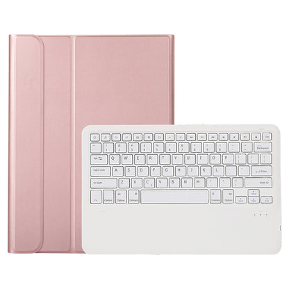 A970B Detachable Bluetooth Keyboard Ultrathin Horizontal Flip Leather Tablet Case with Pen Slot for Samsung Galaxy Tab S7 FE T730 / T736 / S7+ T970 / T975 / T976(Rose Gold) - Samsung Keyboard by PMC Jewellery | Online Shopping South Africa | PMC Jewellery