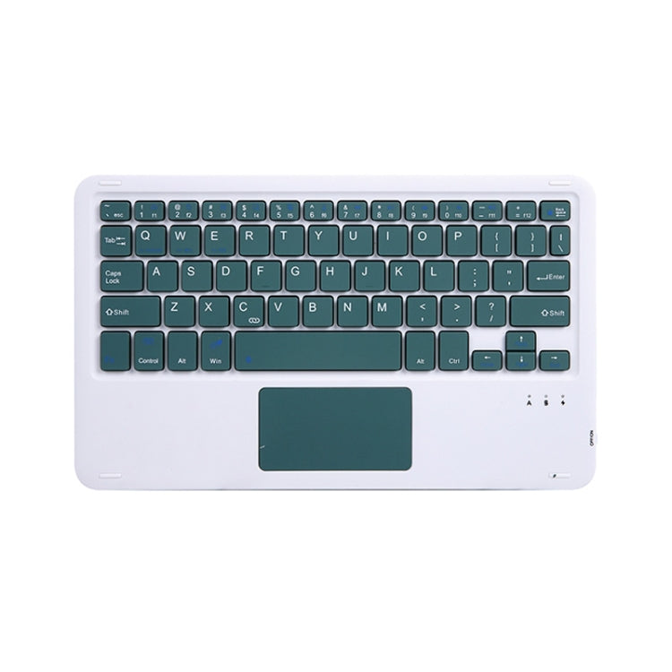 HB119B 10 inch Universal Tablet Wireless Bluetooth Keyboard with Touch Panel (Dark Green) - Universal Keyboard by PMC Jewellery | Online Shopping South Africa | PMC Jewellery