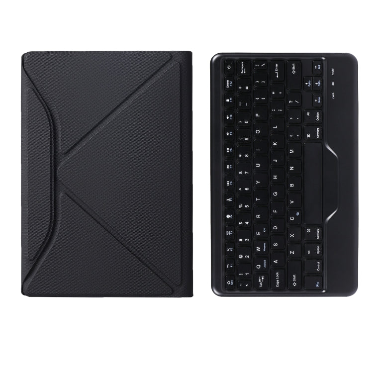 B500 Diamond Texture Triangle Back Holder Splittable Bluetooth Keyboard Leather Tablet Case for Samsung Galaxy Tab A7 10.4 2020(Black+Black) - Samsung Keyboard by PMC TechLife | Online Shopping South Africa | PMC TechLife