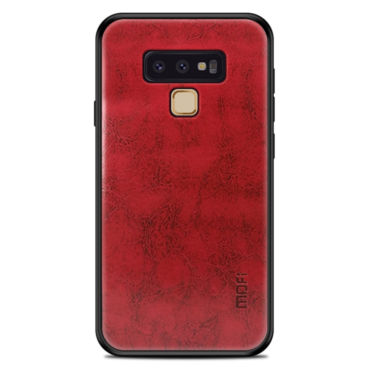 MOFI Shockproof TPU + PC + Leather Pasted Case for Galaxy Note 9(Red) - Galaxy Phone Cases by MOFI | Online Shopping South Africa | PMC Jewellery