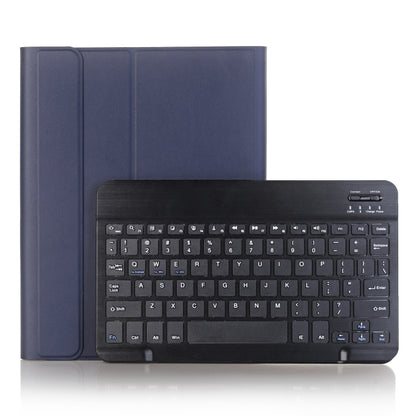 For iPad 10th Gen 10.9 2022 A10B Lambskin Texture Ultra-thin Bluetooth Keyboard Leather Tablet Case with Pen Slot(Dark Blue) - Universal by PMC Jewellery | Online Shopping South Africa | PMC Jewellery