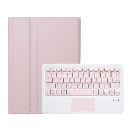 For iPad 10th Gen 10.9 2022 A10B-A Lambskin Texture Bluetooth Touch Keyboard Leather Tablet Case with Pen Slot (Pink) - Universal by PMC Jewellery | Online Shopping South Africa | PMC Jewellery