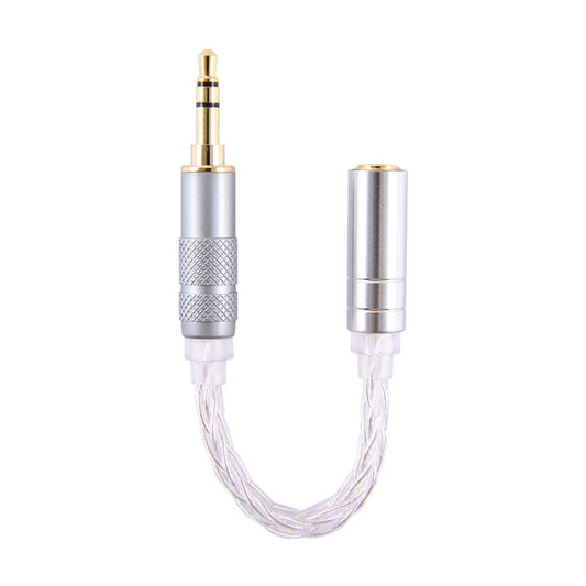 ZS0021 3.5mm Male to 2.5mm Female Balance Adapter Cable (Silver) - Headset Accessories by PMC Jewellery | Online Shopping South Africa | PMC Jewellery | Buy Now Pay Later Mobicred