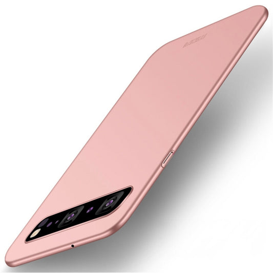 MOFI Frosted PC Ultra-thin Hard Case for Galaxy S10 5G (Rose Gold) - Galaxy Phone Cases by MOFI | Online Shopping South Africa | PMC Jewellery