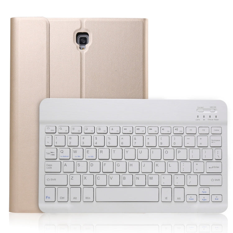 A590 Ultra-thin Detachable Magnetic Bluetooth Keyboard Leather Tablet Case for Galaxy Tab A 10.5 T590 / T595, with Holder(Gold) - Samsung Keyboard by PMC Jewellery | Online Shopping South Africa | PMC Jewellery | Buy Now Pay Later Mobicred