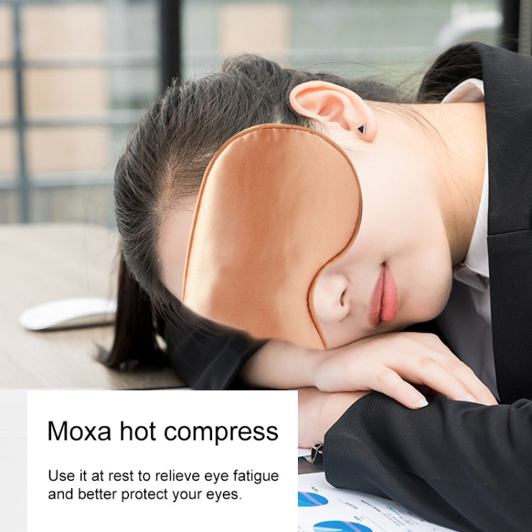 USB Charging Heating Silk Moxa Sleep Eye Mask (Green) - Eye Masks by PMC TechLife | Online Shopping South Africa | PMC TechLife | Buy Now Pay Later Mobicred