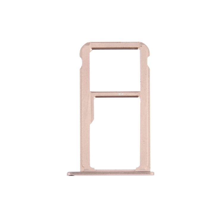 For Huawei Honor V8 Nano SIM + Micro SD / Nano SIM Card Tray(Gold) - Card Socket by PMc TechLife | Online Shopping South Africa | PMc TechLife | Buy Now Pay Later Mobicred