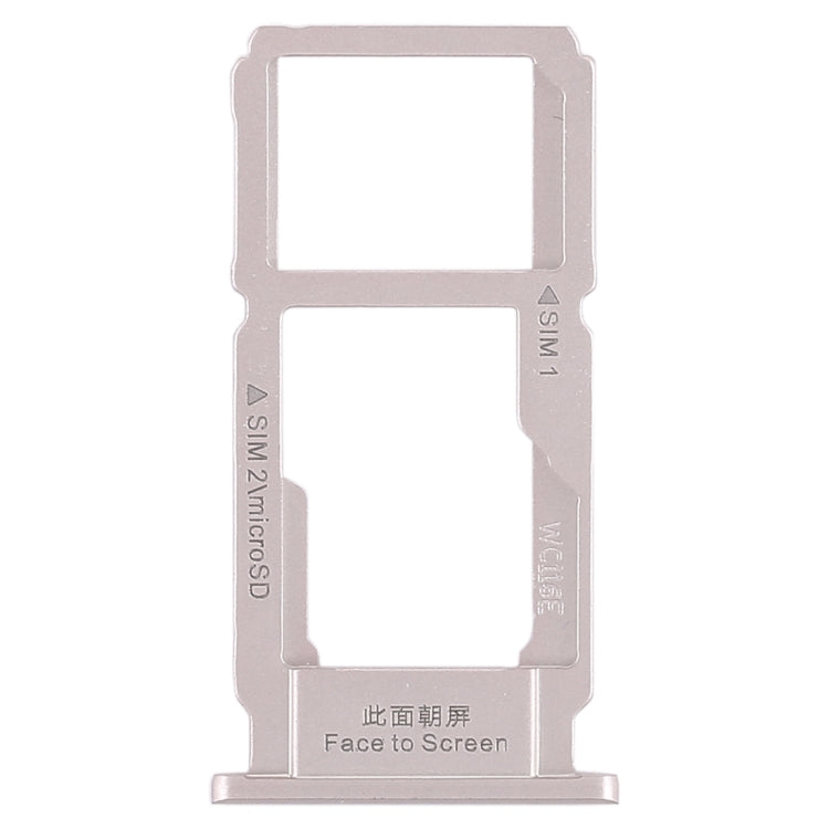 For OPPO R11 Plus SIM Card Tray + SIM Card Tray / Micro SD Card Tray (Silver) - Card Tray by PMc TechLife | Online Shopping South Africa | PMc TechLife | Buy Now Pay Later Mobicred