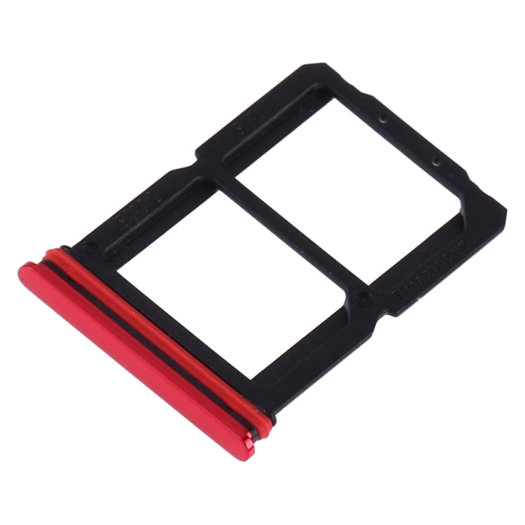 For OnePlus 7 SIM Card Tray + SIM Card Tray (Red) - Card Tray by PMC Jewellery | Online Shopping South Africa | PMC Jewellery | Buy Now Pay Later Mobicred